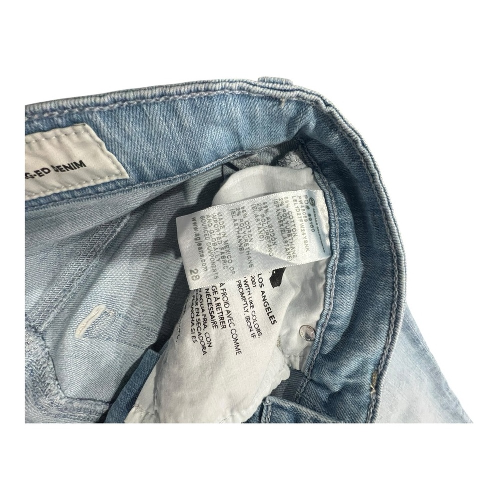 AG Adriano Goldschmied Saige Crop High Rise Straight, Size 28 - Picture 13 of 16
